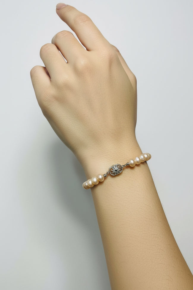 Pearl Charm Bracelet