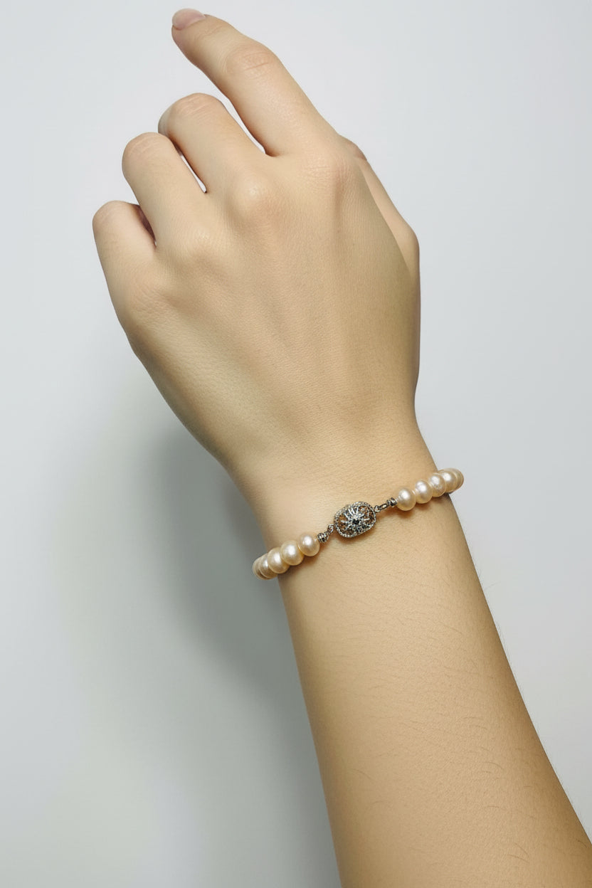 Pearl Charm Bracelet