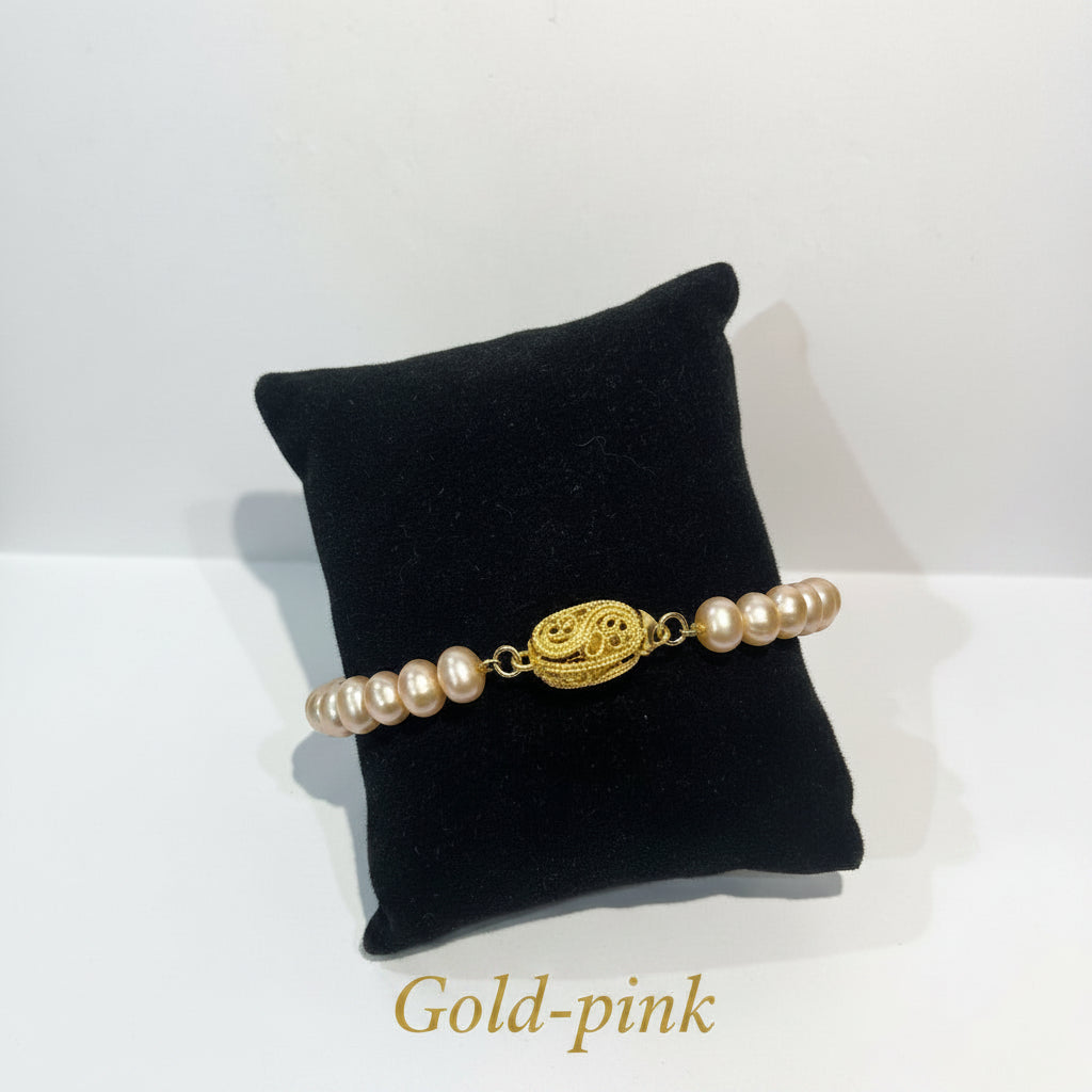 Pearl Charm Bracelet