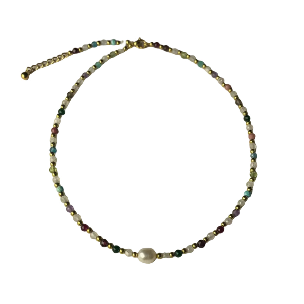 Mixed Beaded Necklace
