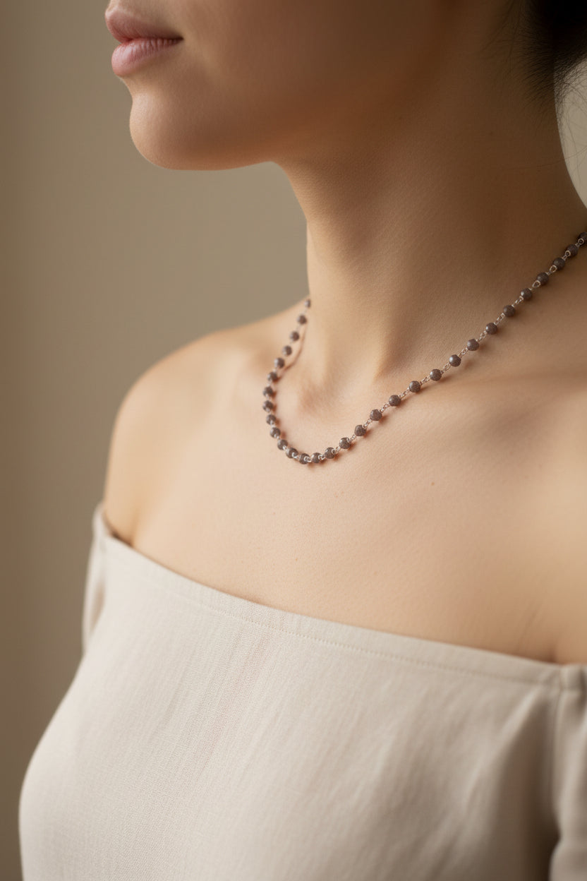 Rudaksha beaded necklace combines
