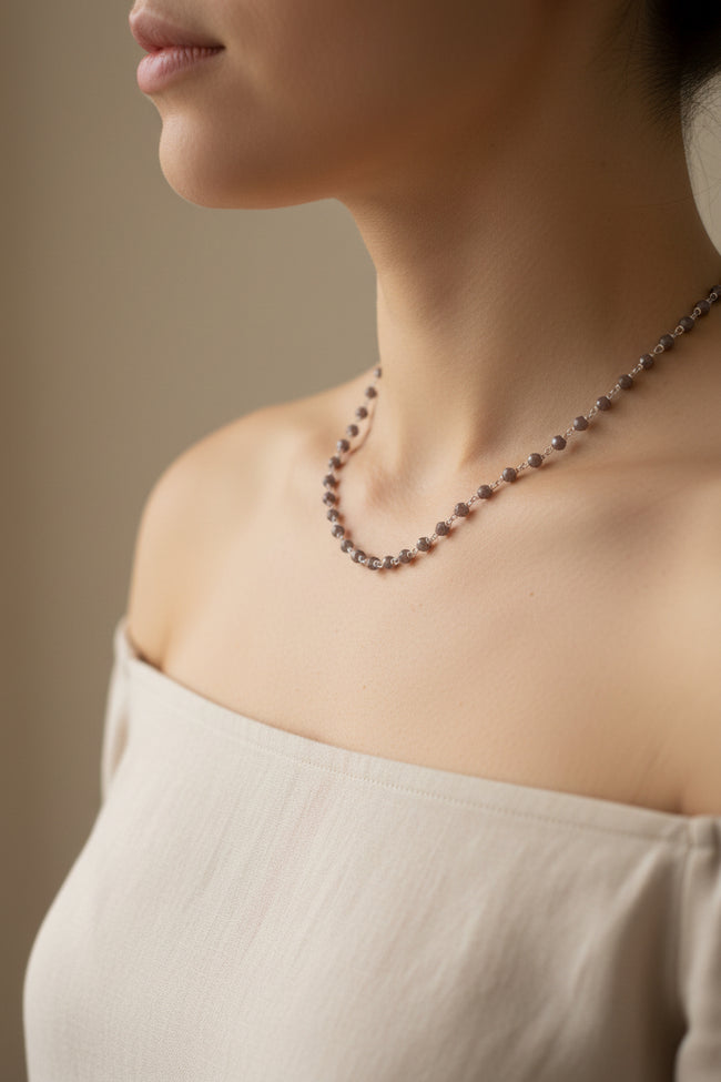 Rudaksha beaded necklace combines