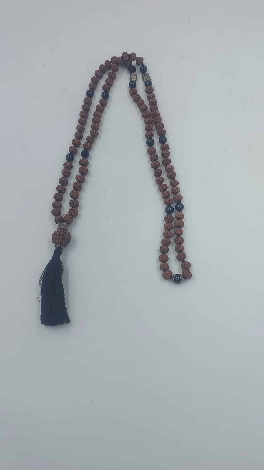 Smoky Quartz Mala with Tassel
