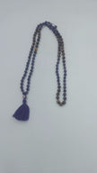 Purple Amethyst Mala with Tassel