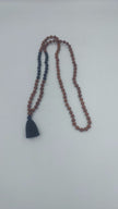 Labradorite Beaded Mala with Tassel