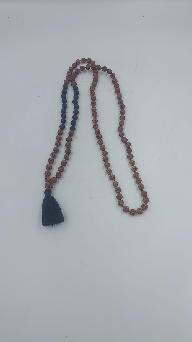 Labradorite Beaded Mala with Tassel