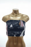Patterned Bandeau Top