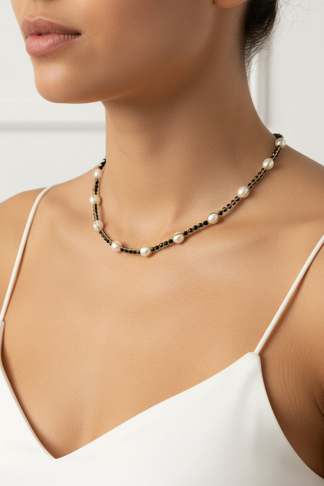 Mixed Beaded Necklace