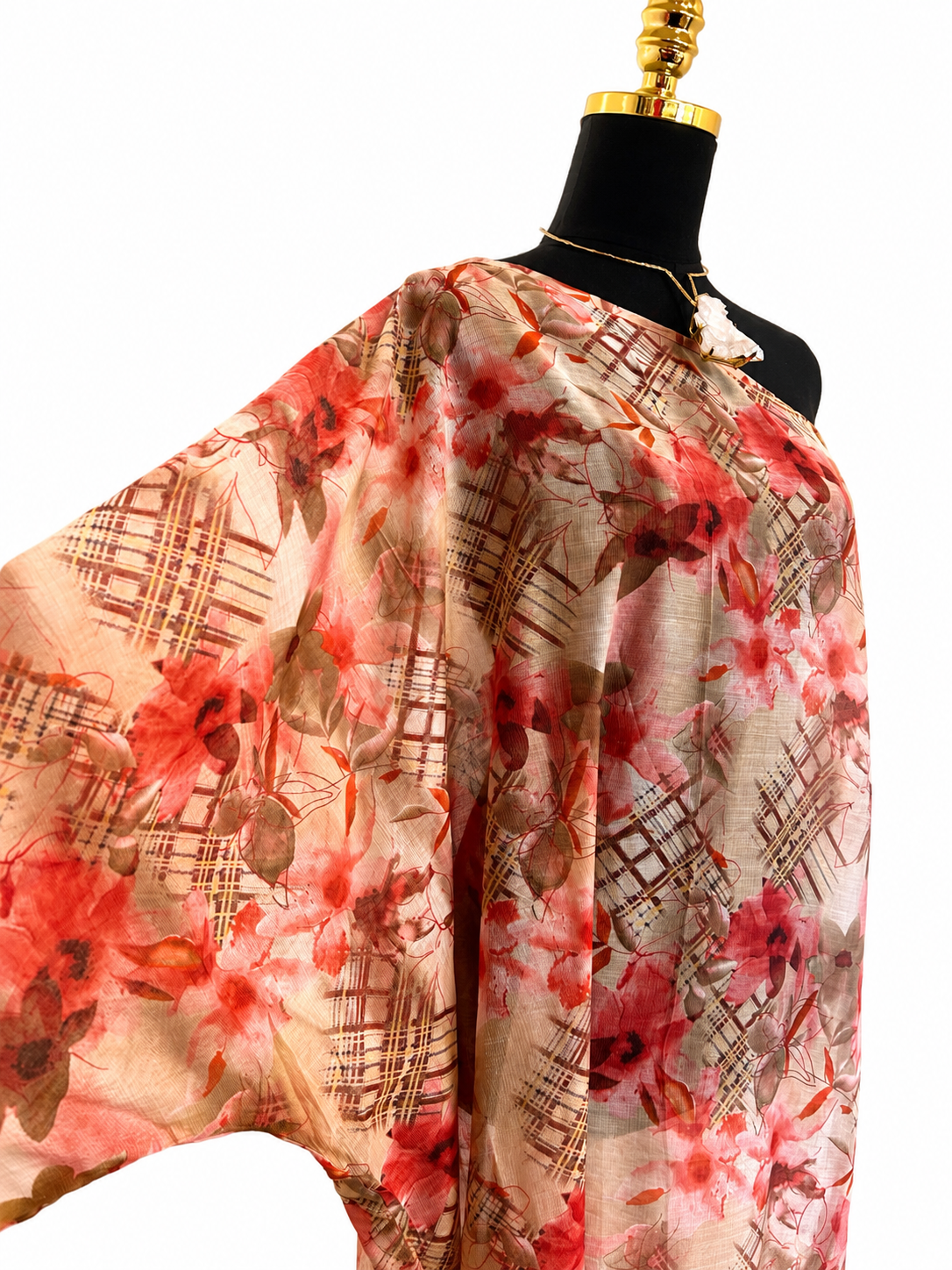 One Shoulder Kaftan Dress