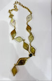 Golden Citrine Statement Necklace