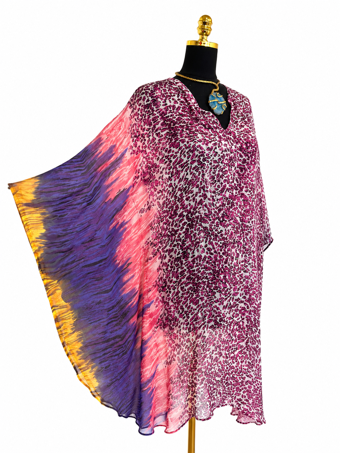 Isabella Collection Sheer Kaftan Dress