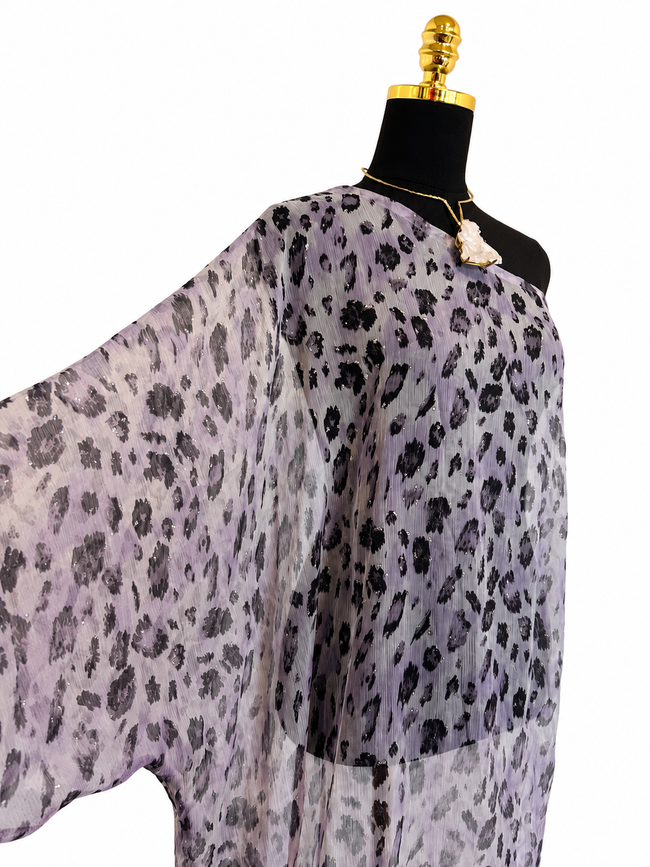 One Shoulder Kaftan Dress